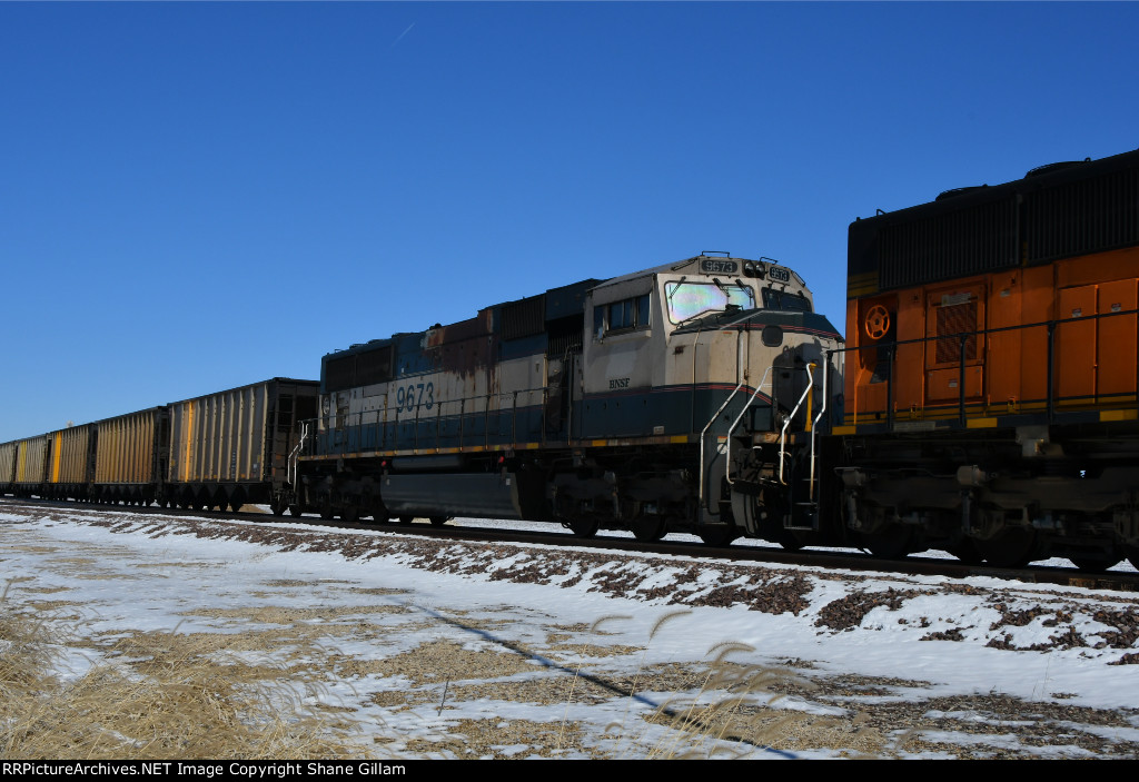 BNSF 9673 Roster shot.